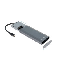 CAJA EXTERNA+HUB M.2 NGFF NVMe USB3.2 GEN2 TOOQ TQE-2241G