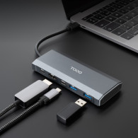 CAJA EXTERNA+HUB M.2 NGFF NVMe USB3.2 GEN2 TOOQ TQE-2241G