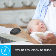 RATON LOGITECH INALAMBRICO M220 SILENT GRIS MARENGO 910-004878