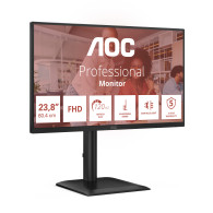 MONITOR 23.8 AOC 24E4U IPS FHD 1920X1080 120Hz MM VGA HDMI PANTALL GIRA NEGRO