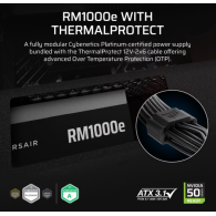 FUENTE ALIMENTACION ATX 1000W CORSAIR RM1000e 80+ PLATINIUM FULL MODULAR ATX 3.1