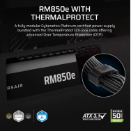 FUENTE ALIMENTACION ATX 850W CORSAIR RM850e 80+ PLATINUM FULLMODULAR ATX 3.1