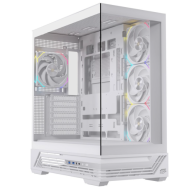 CAJA ATX SEMITORRE EINAREX S800 RGB 4 FANS BLANCA EXCS-PR-800R-W