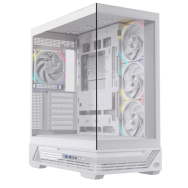 CAJA ATX SEMITORRE EINAREX S800 RGB 4 FANS BLANCA EXCS-PR-800R-W