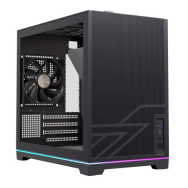 CAJA MICRO-ATX SEMITORRE EINAREX PM300 CORE C-TEMPLADO NEGRA EXCS-PM-300C-B