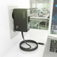 CARGADOR GaN 100W PD3.0 1XUSB-C 1.8M NEGRO AISENS ASCH-1PD100WL50-BK