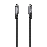 CABLE USB4 GEN3x2 ALU 40GBPS 240W E-MARK USB-CM-CM NEGRO 2M AISENS A156-0996