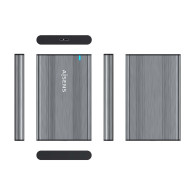 CAJA EXTERNA 2.5 9.5MM SATA A USB 3.0 USB3.1 GEN1 GRIS AISENS ASE-2526GR