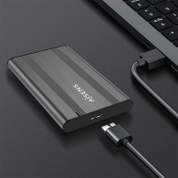 CAJA EXTERNA 2.5 9.5MM SATA A USB 3.0 USB3.1 GEN1 GRIS AISENS ASE-2526GR