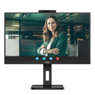 MONITOR 23.8 AOC PROFESIONAL 24P3QW IPS FHD 1920X1080 75HZ MM 2HDMI PIVOT NEGRO