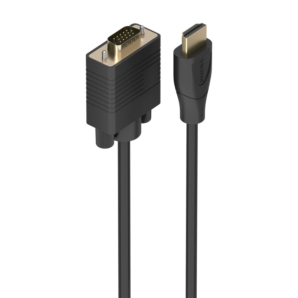 CABLE CONVERSOR HDMI A VGA HDMIM-VGAM NEGRO 2.0M AISENS A122-1012