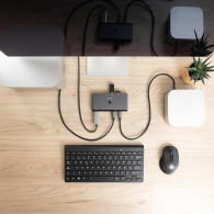 KVM SWITCH 2xUSB-C A 3xUSB-A+2xUSB-C PD+HDMI+DP+AU NANOCABLE 10.12.0003