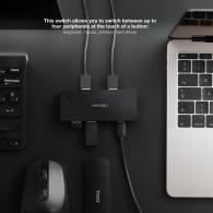 SWITCH NANOCABLE 2xUSB 3.0+USB-C 5V A 2xUSB-A3.0+2xUSB-C3.0 10.12.0011