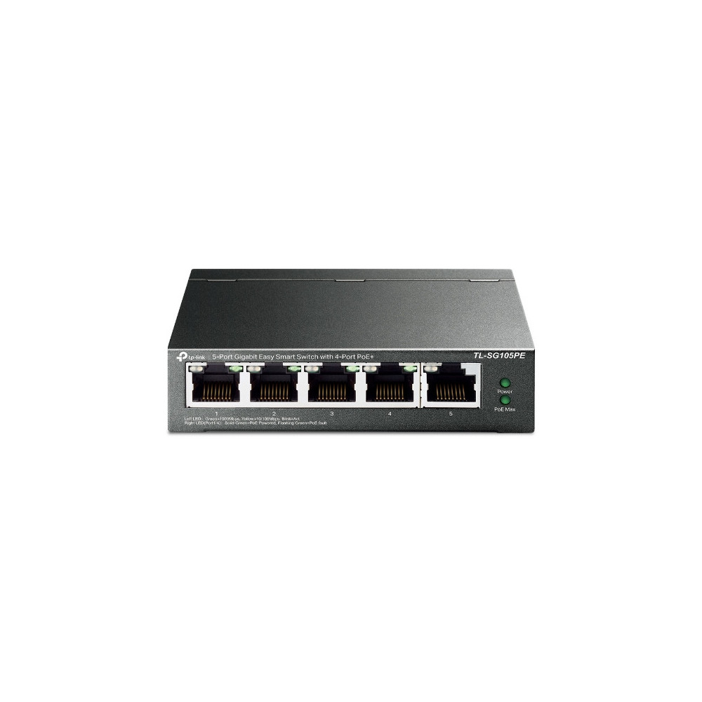 SWITCH TP-LINK 5P 10 100 1000 GIGABIT 4 TL-SG105PE