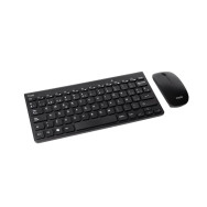 TECLADO TOOQ INALAMBRICO KIT T+R SLIM 78TECLAS NEGRO TQKMW-3101-B