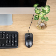 RATON TOOQ USB CON CABLE USB 1000 DPI NEGRO TQM-1001-B