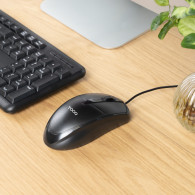 RATON TOOQ USB CON CABLE USB 1000 DPI NEGRO TQM-1001-B