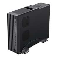 CAJA MICRO-ATXMINI-ITX SOBREMESA UNYKA 2012 USB3.02.0 USBC (SFX300GOLD) NEGRA