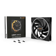VENTILADOR CAJA ADICIONAL 14X14 BE QUIET LIGHT WINGS 140 HIGH-SPEED ARGB BLACK