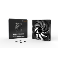 VENTILADOR CAJA ADICIONAL 14X14 BE QUIET PURE WINGS 3 HIGH-SPEED BLACK