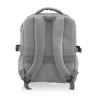BOLSA MOCHILA PORTATIL 15.6 DEPORTIVA REPELENTE AGUA GRIS AISENS ASBG-BP087-GR