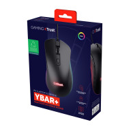 RATON TRUST GAMING GXT 924 YBAR RGB USB 25K DPI BLACK
