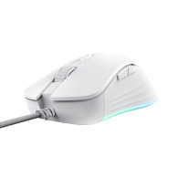 RATON TRUST GAMING GXT 924 YBAR RGB USB 25K DPI WHTE