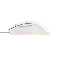RATON TRUST GAMING GXT 924 YBAR RGB USB 25K DPI WHTE