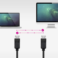 CABLE DISPLAYPORT 1.4 CCS DP M-DP M NEGRO 1.5 M NANOCABLE 10.15.2801-L150